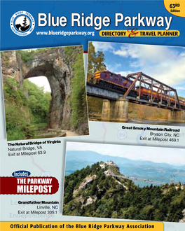 Blue Ridge Parkway DIRECTORY TRAVEL PLANNER