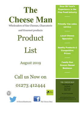Product List August 2019 Email