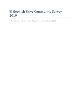 El Goonish Shive Community Survey 2019