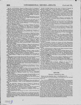 Congressional Record-Senate. January·25,