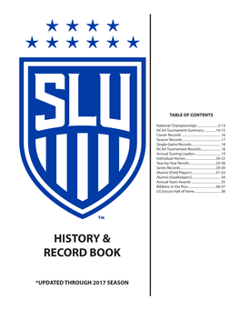History & Record Book