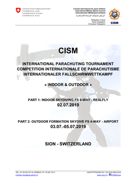 02.07.2019 03.07.-05.07.2019 Sion