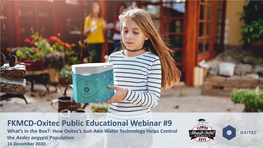 FKMCD-Oxitec Public Educational Webinar #9