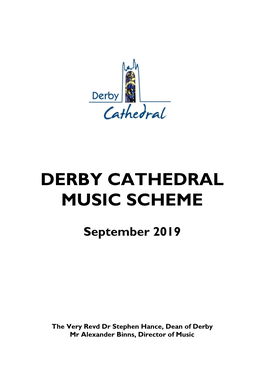 Derby Cathedral Music Scheme