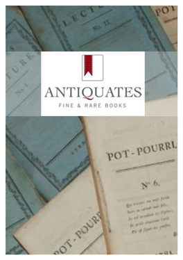 Antiquates Fine and Rare Books 1