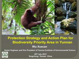 Protection Strategy and Action Plan for Yunnan's Biodiversity