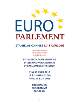 Euro Parlement 2018