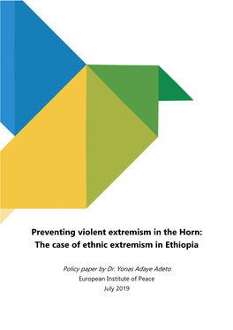 The Case of Ethnic Extremism in Ethiopia