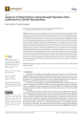 Analysis of Wind Turbine Aging Through Operation Data Calibrated by Lidar Measurement