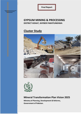 Gypsum Mining & Processing District Kohat, Khyber