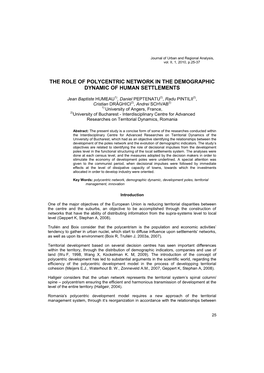 The Role of Polycentric Network in the Demographic Dynamic of Human Settlements