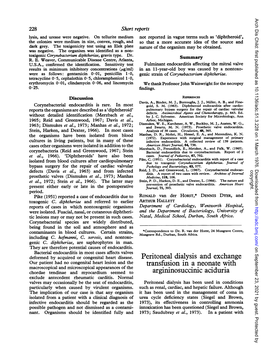 Argininosuccinic Aciduria Exclude Antecedent Rheumatic Carditis