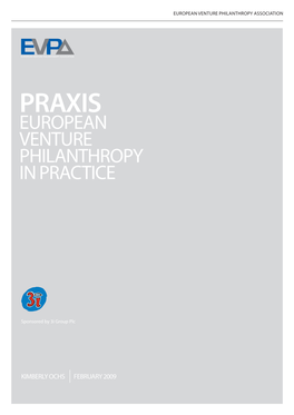 Praxis European Venture Philanthropy in Practice