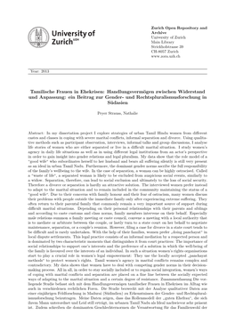 Tamilische Frauen in Ehekrisen: Handlungsvermögen Zwischen Widerstand Und Anpassung: Ein Beitrag Zur Gender- Und Rechtspluralismusforschung in Südasien