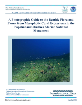 A Photographic Guide to the Benthic Flora and Fauna from Mesophotic Coral Ecosystems in the Papahānaumokuākea Marine National Monument