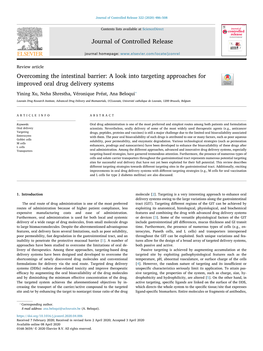 Overcoming the Intestinal Barrier a Look Into Targeting Approaches for Improved Oral Drug Delivery Systems