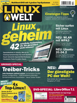 Linuxwelt Jahresabo 6X Pro Jahr – Gedruckt Und in Unserer App