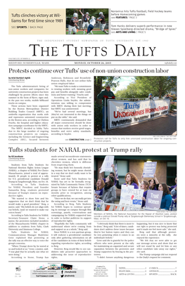 The Tufts Daily Volume Lxx, Number 32