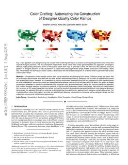 Automating the Construction of Designer Quality Color Ramps