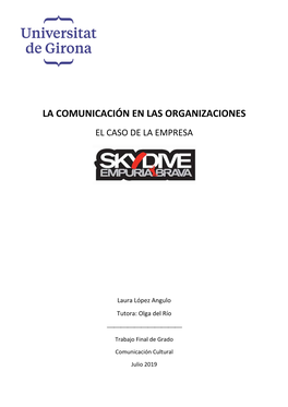 La Comunicación En Las Organizaciones El Caso De La Empresa