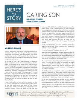 Caring Son Story Mr