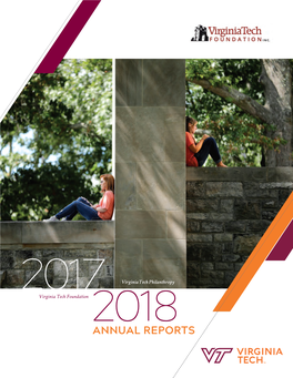 2018 ANNUAL REPORTS Virginia Techphilanthropy