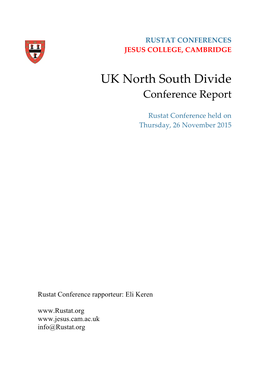 Download Rustat Conference UK North South Divide 0.Pdf