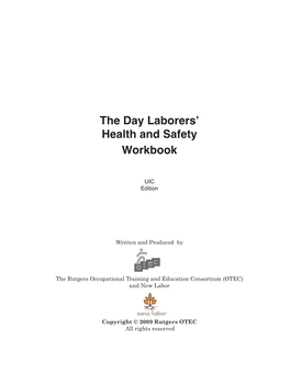 The Day Laborers' Health and Safety Workbook