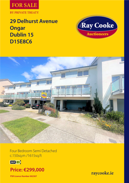 29 Delhurst Avenue Ongar Dublin 15 D15E8C6 for SALE