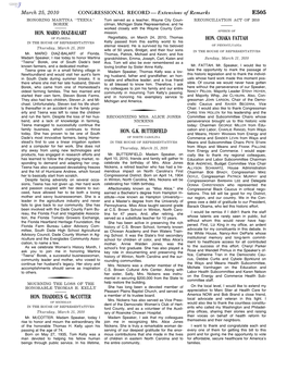 CONGRESSIONAL RECORD— Extensions Of