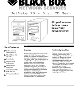 Netmate 10 - Disc CD Serv