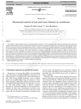 Gce 06 Hormonal Control Vert Review Article Proof.Pdf