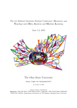TGDA@OSU-TRIPODS (NSF-CCF-1740761), Department of Statistics at UW-Madison, Michigan State University GTDAML 2020 Will Be Held at the University of Wisconsin-Madison!