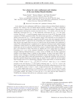 New Scheme for Color Confinement and Violation of the Non-Abelian Bianchi Identities