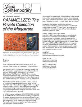 RAMMELLZEE: the Private Collection of The