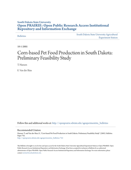 Preliminary Feasibility Study T