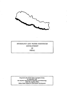 Hydrology and Water Resources Development in Nepal
