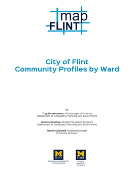 City of Flint Community Profiles by Ward