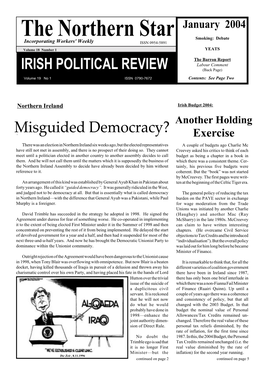 Irish Political Review, January 2004