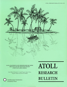 Land, Mangrove and Freshwater Decapod Crustaceans of Mayotte Region (Crustacea Decapoda)