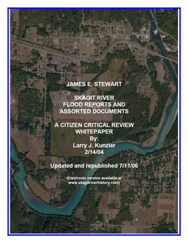 James E. Stewart Skagit River Flood Reports