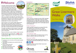 For a Copy of the Walks Leaflet Click Here