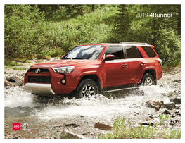 2019 4Runner Ebrochure