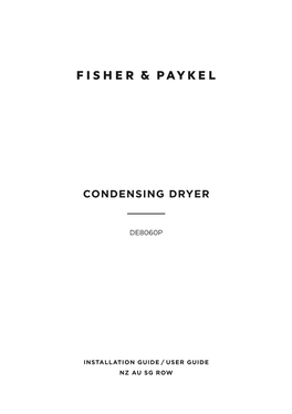 Condensing Dryer