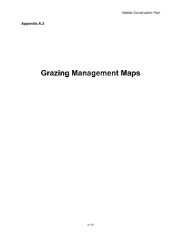 Grazing Management Maps