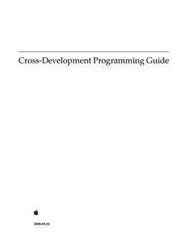 Cross-Development Programming Guide