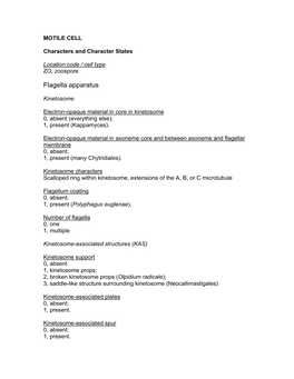 Flagella Apparatus