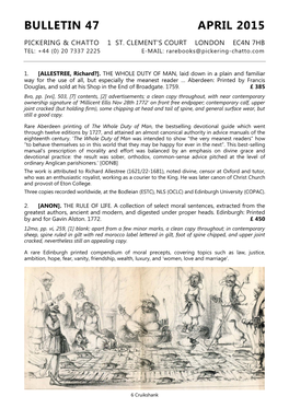 Bulletin 47 April 2015