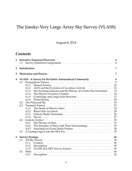 The Jansky-Very Large Array Sky Survey (VLASS)