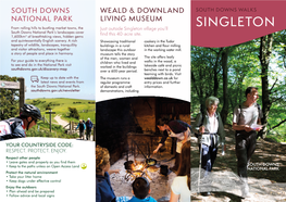 Singleton Village You’Ll SINGLETON South Downs National Park’S Landscapes Cover Find This 40-Acre Site